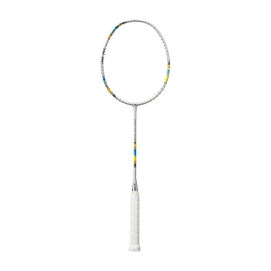 Yonex Badmintonschläger Nanoflare 700 Play (leicht grifflastig, flexibel) 2025 silber - besaitet -